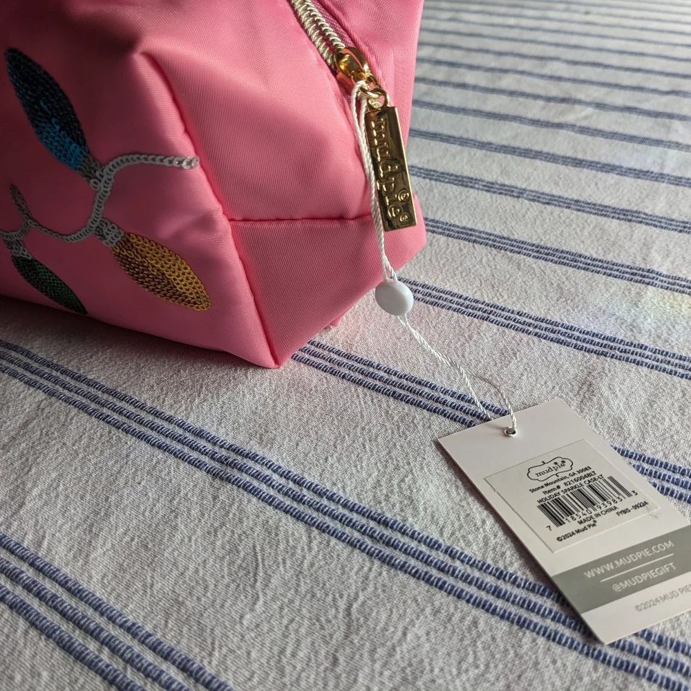 Pink‎ Sequin Embellished Mudpie Women's Bag